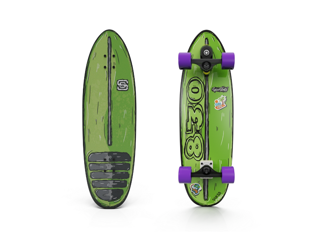 830C Series Surfskate Complete Set | 33” Color Edition – SpiceSkate®