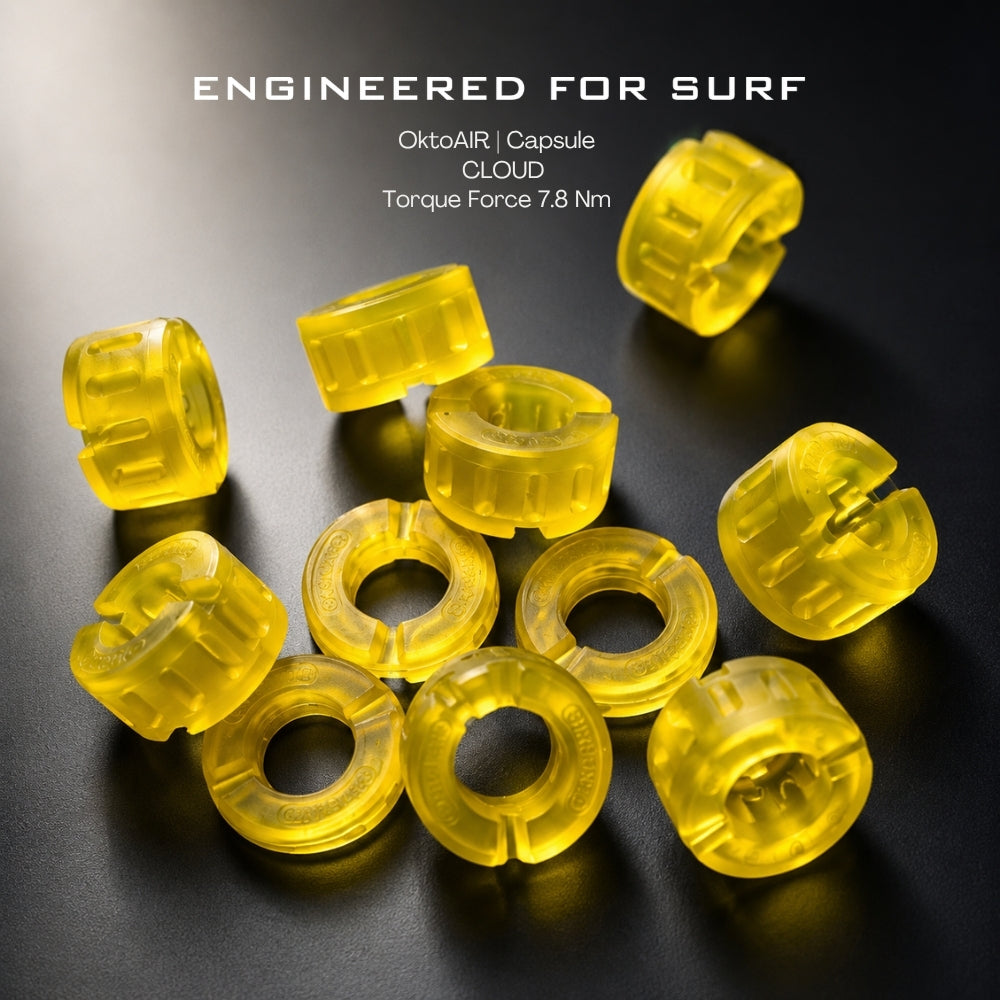 SpiceSkate OktoAIR capsule set for lightweight surfskate response