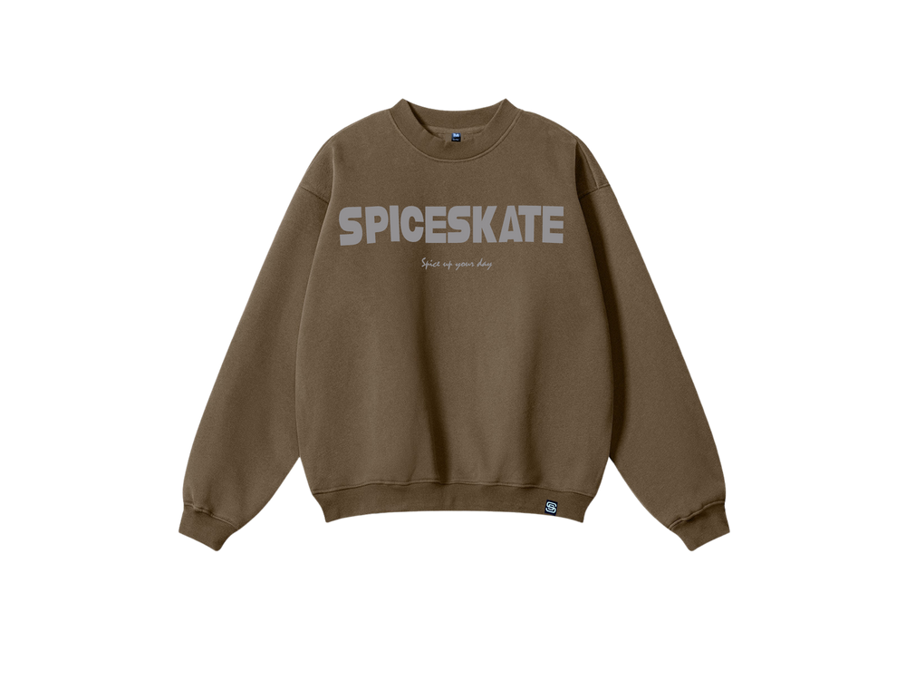 Oversized Sweatshirt | COFFEE | SPICESKATE