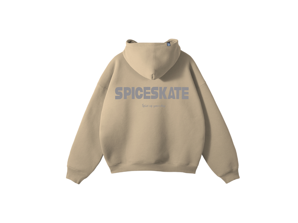 
                  
                    Oversized Hoodie | Khaki | SPICESKATE
                  
                