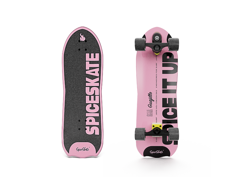SpiceSkate 815 complete surfskate – customizable system and wheels