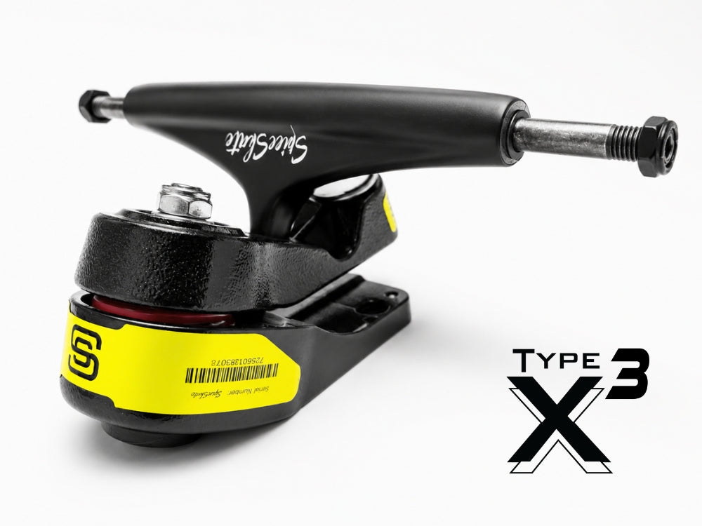 SpiceSkate Type X3 spring-driven surfskate system for beginner city carving