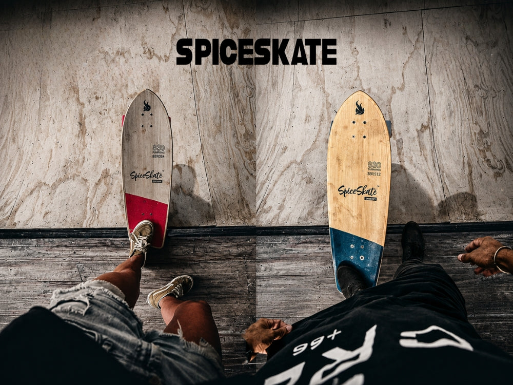 SpiceSkate surfskate brand story inspired by surf snow and city riding
