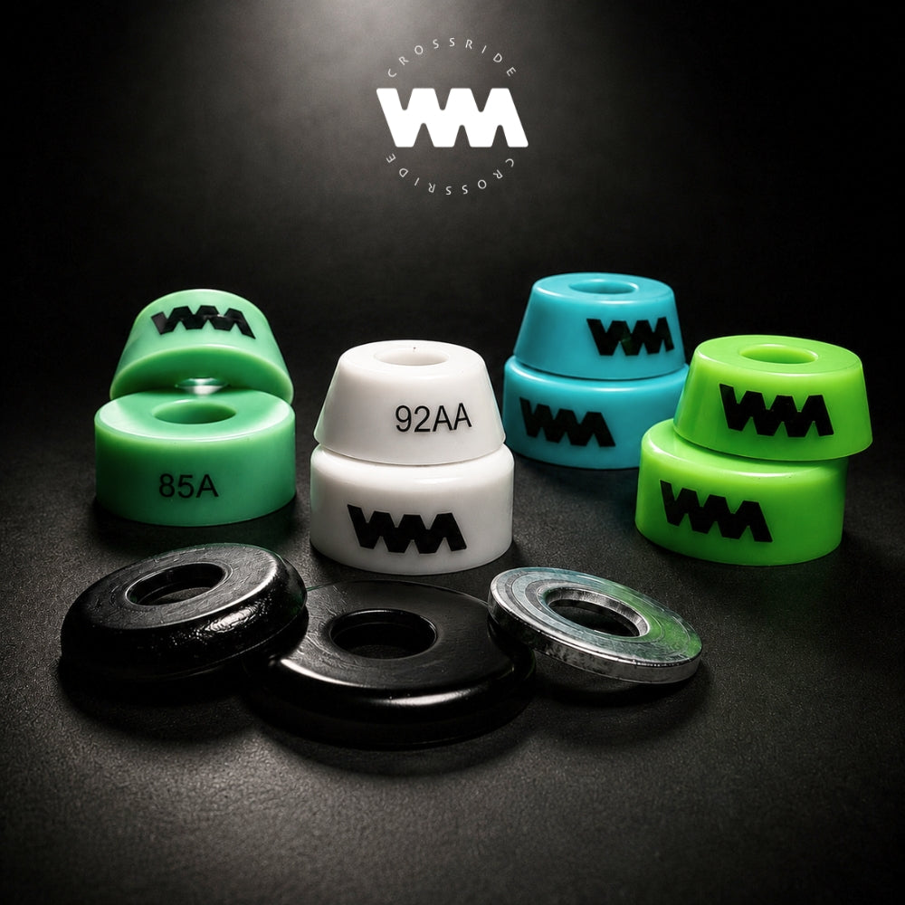 SpiceSkate CrossRide bushing kit for custom surfskate ride-feel tuning