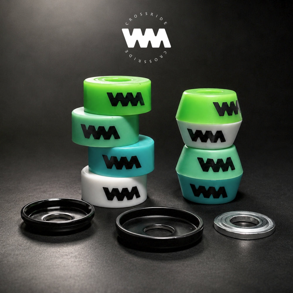 SpiceSkate CrossRide bushing kit for custom surfskate ride-feel tuning