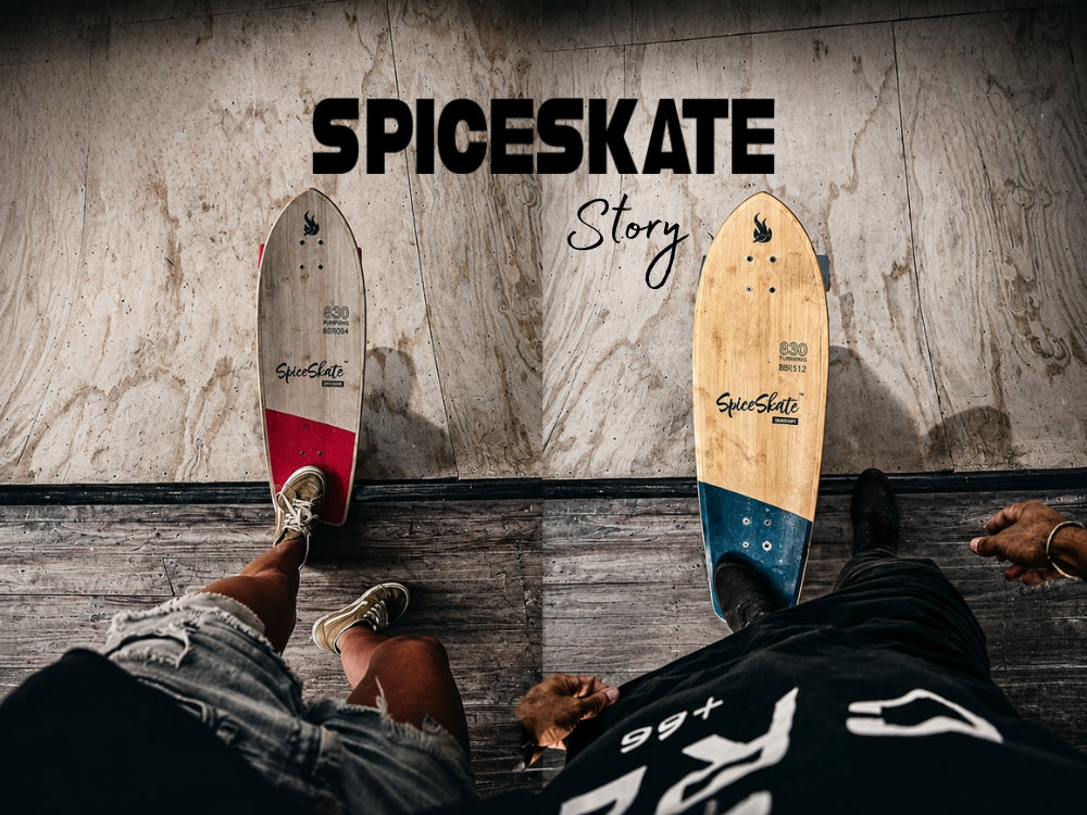 SpiceSkate surfskate lifestyle inspired by surf snow and city movement